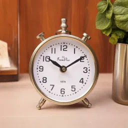 Analog Gold, White Clock-28