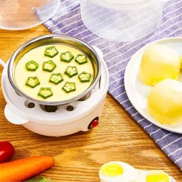 oddeven Egg Boiler Automatic Off 7 Egg Poacher for Steaming Egg Boiler Automatic Off Egg Poacher for Steaming, Cooking Boiling(Multicolor, ) Egg Cooker image 3