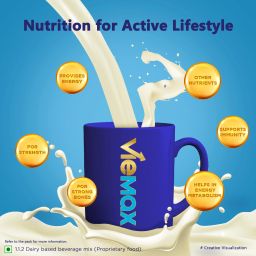 complan Viemax Adult Nutrition Drink with no added sugar & high quality protein Vanilla image 4