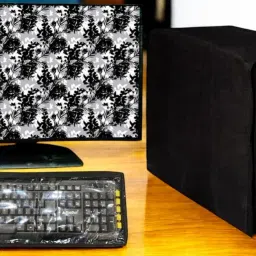 Wacky for 19 inch Computer Monitor, Keyboard (8*18 Inch) and CPU (7.5*18*16 Inch)- CC-19-IN-BLC-LEAF_P1-120-image-21