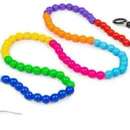 yuiop - Counting Beads Small 100 Beads - Learn Counting & Numbers - Educational Toy image 2