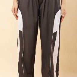 classi kaari Women Striped Grey Track Pants-picture-6