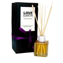 LOVE EARTH Rose Essential Oil Reed Aroma Oil Diffuser-55