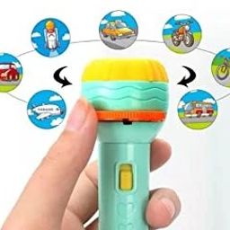 macvl5 Mini Slide Projector Flashlight Torch, Kids Projection Night Lamp image 4