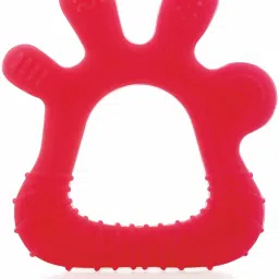 Finger Shape Soft Silicone Baby Teether with Storage Case, 100% BPA Free, 6M+ Teether-19