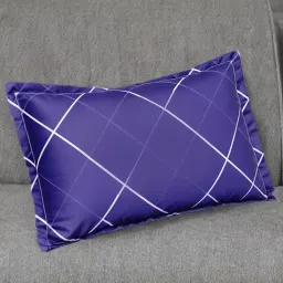 liponos LUXURY Polyester Fibre Abstract Sleeping Pillow Pack of 2 image 2
