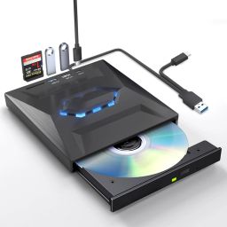 RyzCare External CD/DVD Drive USB 3.0 Type-C Portable CD DVD Player External DVD Writer-image-23