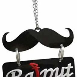Acrylic Car Hanging Rajput Both Side Car Hanging Ornament-image-78