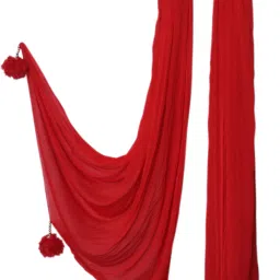 Chiffon Solid Red Women Dupatta-picture-16