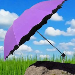 Travel Compact Magic Umbrella 3 Fold Umbrella for Girls, Women_8933 Umbrella-image-75