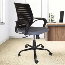 m.g enterprises MGNEWPLUS370 Synthetic Fiber Office Adjustable Arm Chair-picture-11