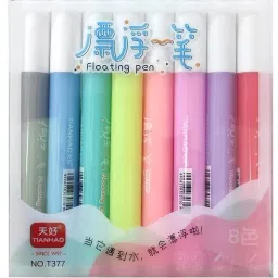 8 Colors Doodle Pen Children's Colorful Chisel Marker Pen Magical Water Painting-28