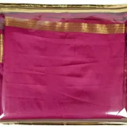PRABHU Golden Non Woven Zipper Waterproof Cover, GOLDEN_SARE_COVER_10Pcs AS Bags Poly-canvas Laundry Bag-picture-28