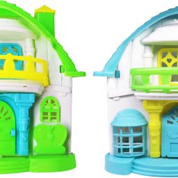 Doll House (60 Pcs) Dollhouse Set For Above 3 Years Girls & Boys - Pack Of 2-image-31