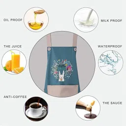 ablue clipper PVC Home Use Apron - Free Size image 4