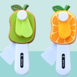 Fan Hand Press Fruit Fan for Kids, Small Pocket Fan for Outdoor, Mini Manual Fan-10