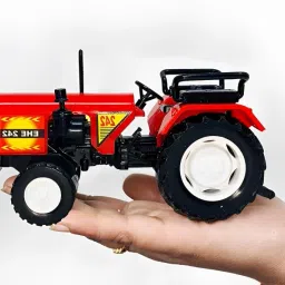 sarasi Farm Tractor for Kids, Realistic Body Graphics, Pull Back Action, No Sharp Edges image 4