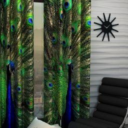 153 cm (5 ft) Polyester Room Darkening Window Curtain Single Curtain-16