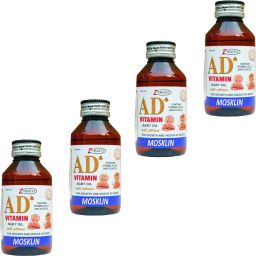 JYRATHN AD VITAMIN BABY OIL FOR GENTLE SMOOTH & MOISTURE SKIN PACK OF- 100ml x 4-image-49