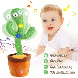 childgossip Dancing Cactus Talking Plush Toy with Singing & Recording Function Rechargeable image 3
