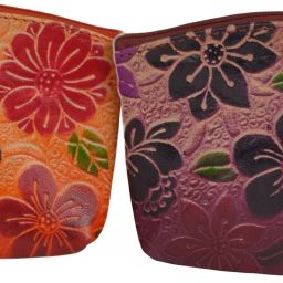 Women Orange, Maroon Coin Purse-8