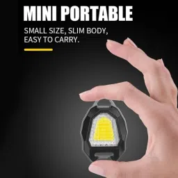 madhuram enterprise Mini Keychain Light with Cigarette Lighter, Cob Mini Keychain Light LED Lantern image 3