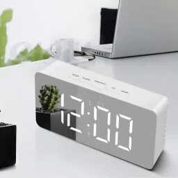 Digital Silver Clock-21