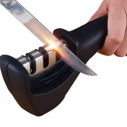 Kitchen Manual Knife Sharpener 3 Slots Sharpening Tool for Ceramic Knife and Steel Knives Knife Sharpening Steel-10