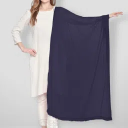 Chiffon Solid Blue Women Dupatta-picture-11
