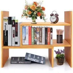 Engineered Wood Open Book Shelf-11
