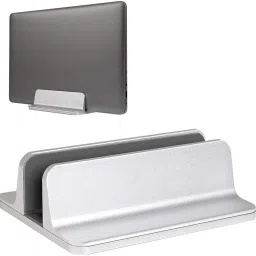 Gadget-Wagon 10 - 17" Laptop Dock stand Universal , Adjustable width , Aluminium Laptop Stand-image-10