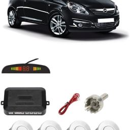 AB461 Silver Car Reverse Parking Sensor with LED Display 4 Sensor A461 Parking Sensor-image-53