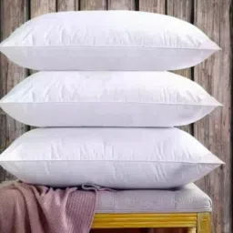 LUXURY Polyester Fibre Abstract Sleeping Pillow Pack of 3-picture-5