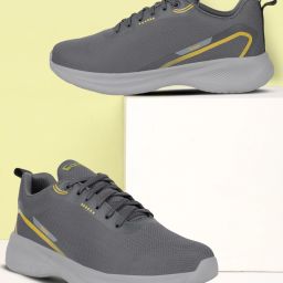 Leap7x KOOPER-1E Sports Lacing Shoes With Mesh Upper| Suitable For GYM,Walking & Running Shoes For Men-22