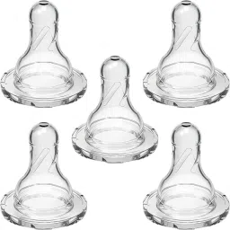 Premium Natural Liquid Silicone Nipple For Regular Neck Feeding Bottles Feeders Medium Flow Nipple-77