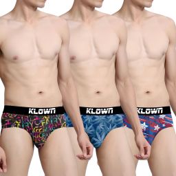 Pack of 3 Printed Men Brief-image-2
