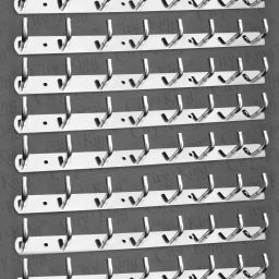 LUXURY LOOK HEAVY DUTY 8 Pin Hook All Type Cloths Hanger for Hanging Steel Dress Pack of 10 Hangers For Dress-image-14