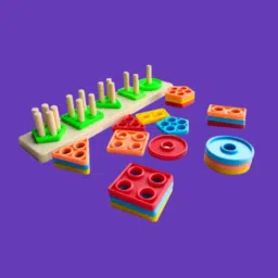 Geometric Shape Sorter Puzzle Toy Shape Matching Blocks Color LC03.2402 Geo-picture-30