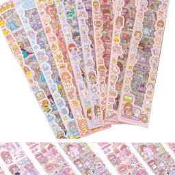 8 cm Cute Cartoon Theme Kawaii Stickers 20 PET Sheets for Project, Journal, Scrapbook Self Adhesive Sticker-image-58