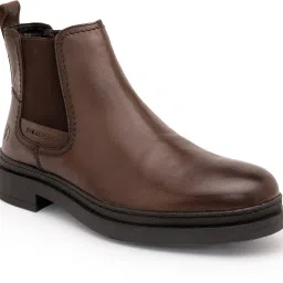Genuine Leather Chelsea Boots with Dual-Tone Finish and Enhanced Comfort Boots For Men-image-56