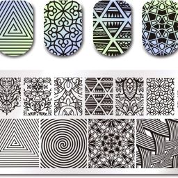 BP-L027 Stainless Steel Nail Stamping Image Plate.-image-98