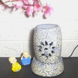 BLUE DESIGN TABLE CERAMIC DIFFUSER Blue Ceramic Table Lantern-14