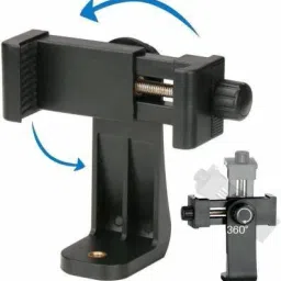 BOOSTY Solid Tripod Vertical Bracket Mount, Adjustable and Rotatable Holder Adapter for All Smartphone Monopod image 4
