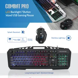 Zoook Combat Pro Silver Wired USB Standard Desktop Keyboard Compatible with Desktop, Laptop, Mac image 2