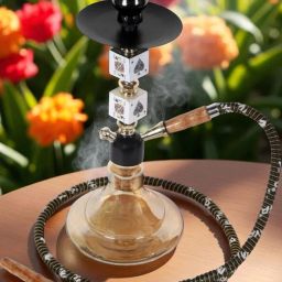 SmokeBliss Compact Hookah Set 16 inch Iron Hookah-image-71