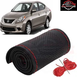 Hand Stiched Steering Cover For Nissan Universal For Car-image-85