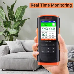 veedee Portable Air Quality Pollution Detector Meter with Color Graphic Display Air Quality Meter image 4