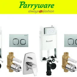 Half Frame Concealed Cistern, with divater body upper edge set of 2 pic 253 Dual Flush Tank-image-53