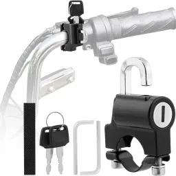 Aluminium, Plastic Key Lock For Helmet-image-8