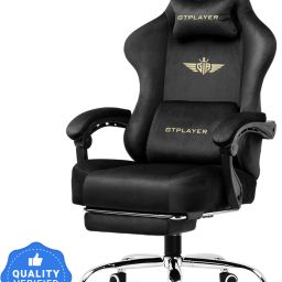 Premium Gaming Chair, Ergonomic, Footrest, 360° Swivel, Neck & Back Support. Gaming Chair-15